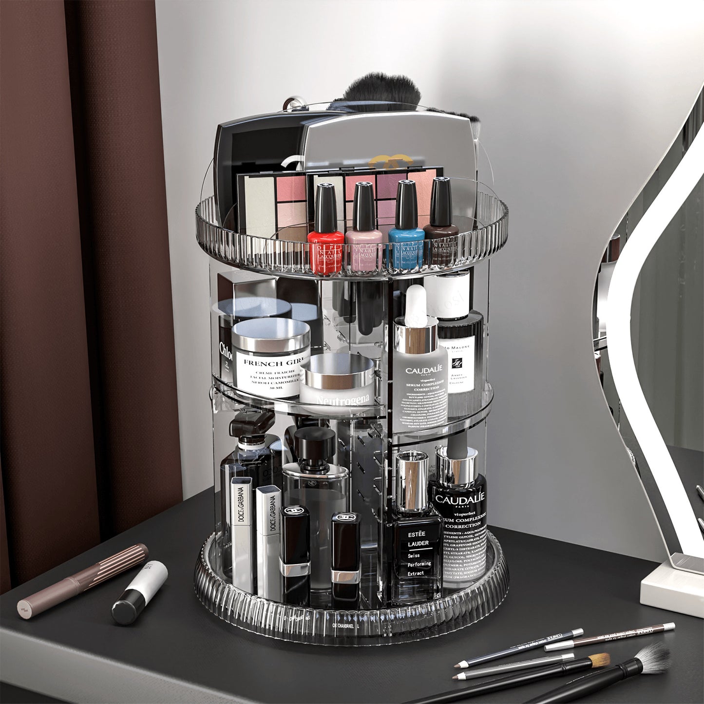 Desktop Rotating Cosmetics Storage Box