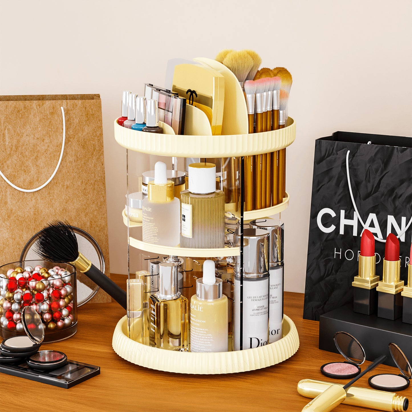 Desktop Rotating Cosmetics Storage Box