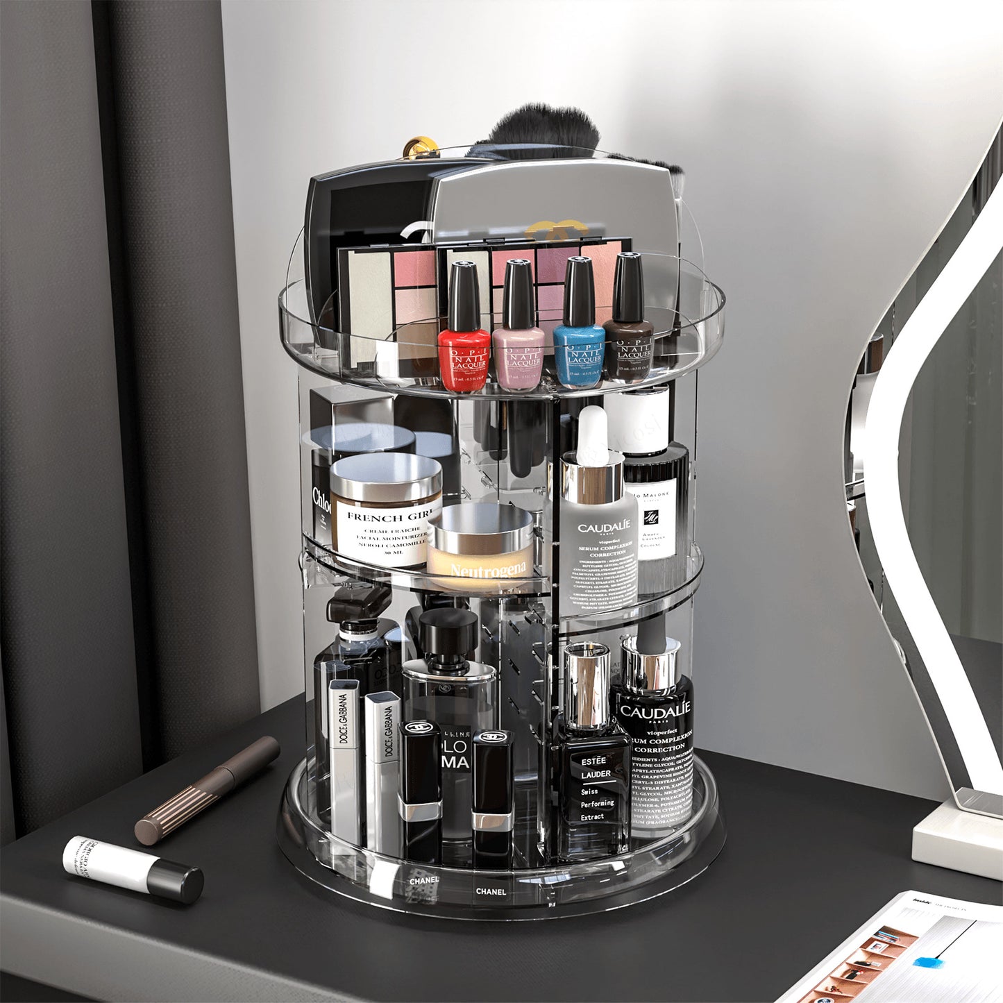 Desktop Rotating Cosmetics Storage Box