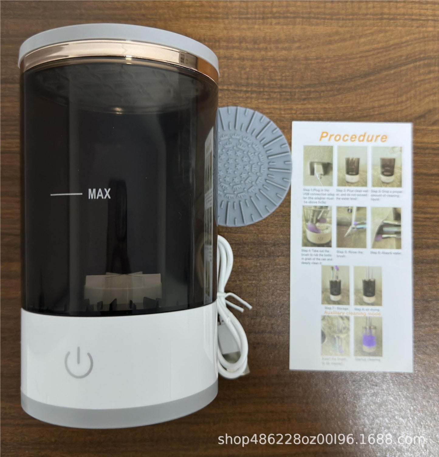 4 new makeup brush washer rechargeable lazy electric cleaning brush automatic scrubber tool